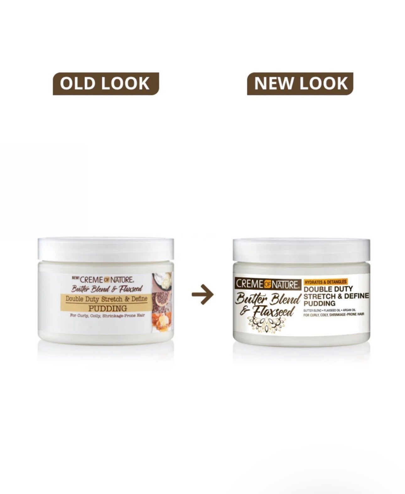 Creme of Nature Butter Blend & Flaxseed Pudding 11.5oz