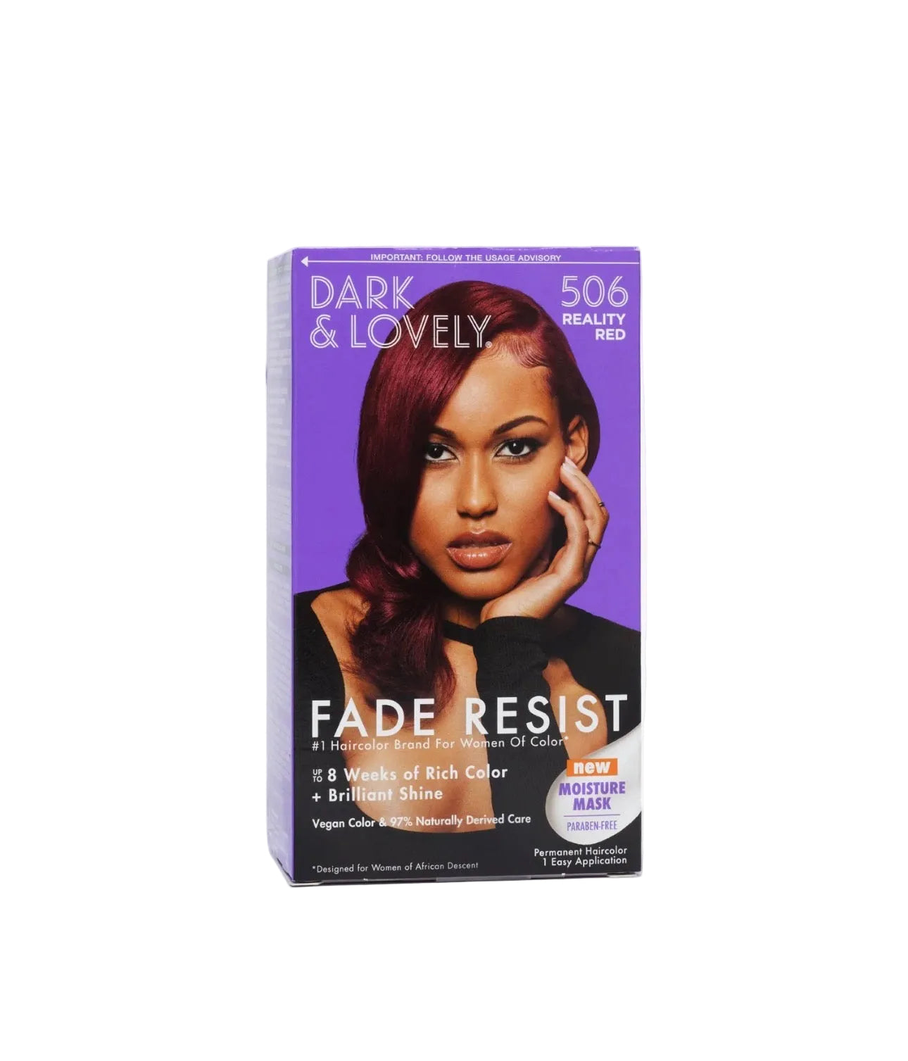 Dark & Lovely Fade Resist Hair Color 506 Reality Red