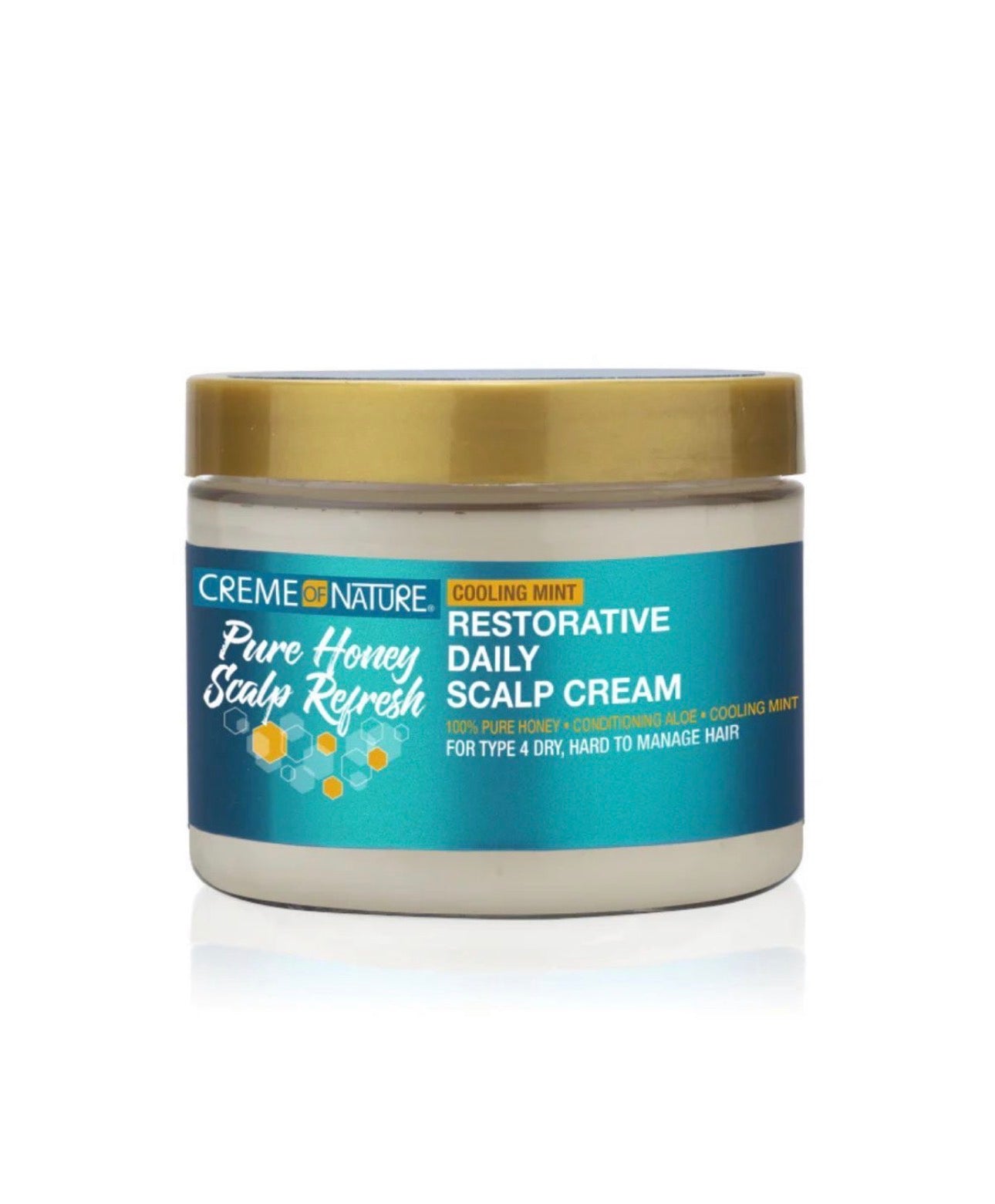 Creme Of Nature Pure Honey Scalp Refresh Restorative Daily Scalp Cream 4.7oz