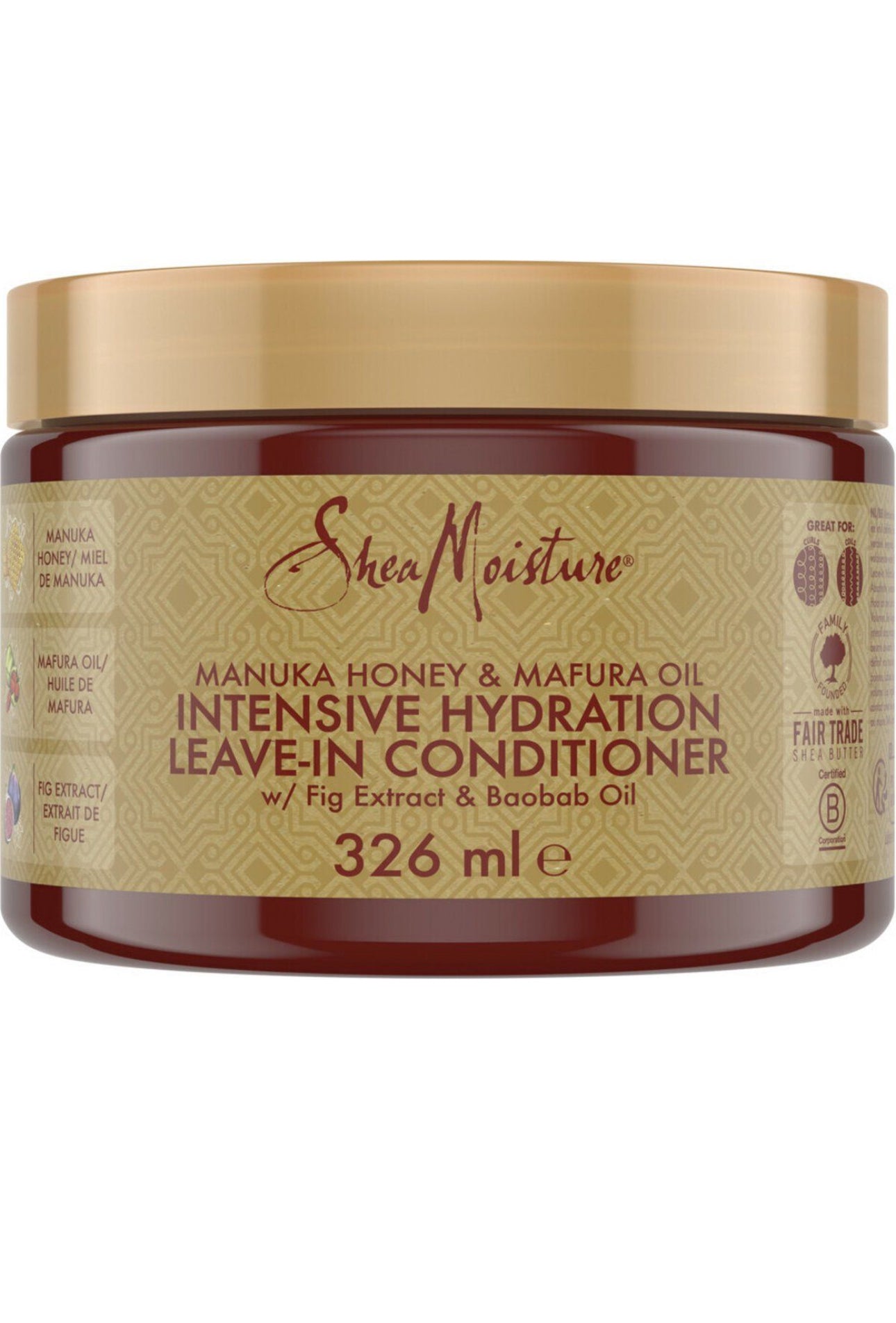 Shea Moisture Manuka Honey & Mafura Oil Intensive Hydration Leave In Conditioner 326 ml