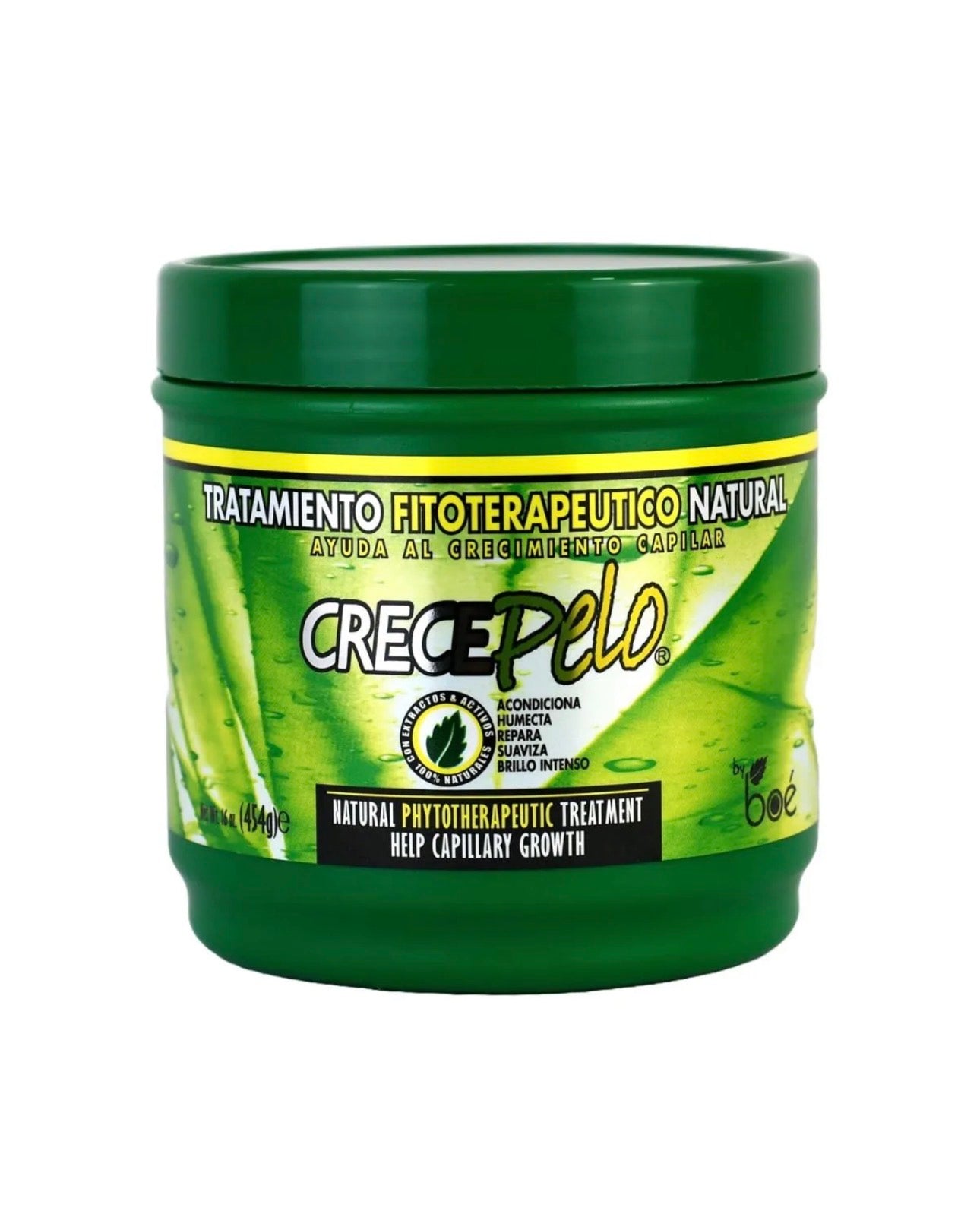 CrecePelo Natural Phytotherapeutic Deep Conditioning Hair Treatment 454 gr