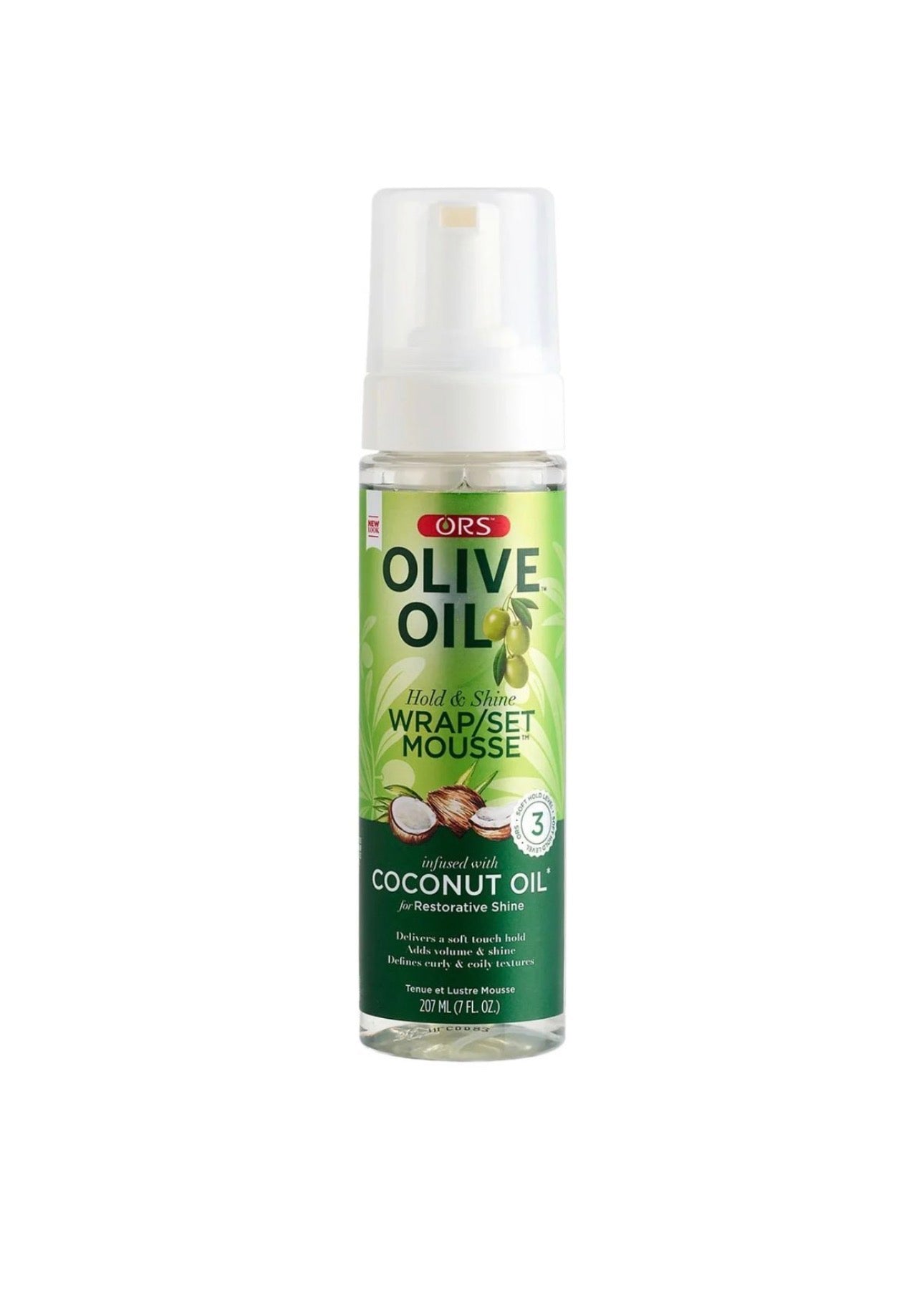 ORS Wrap Set Mousse with Coconut 7 oz