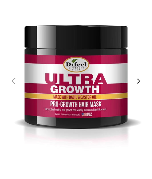 Difeel Ultra Growth Basil & Castor Hair Mask 354ml