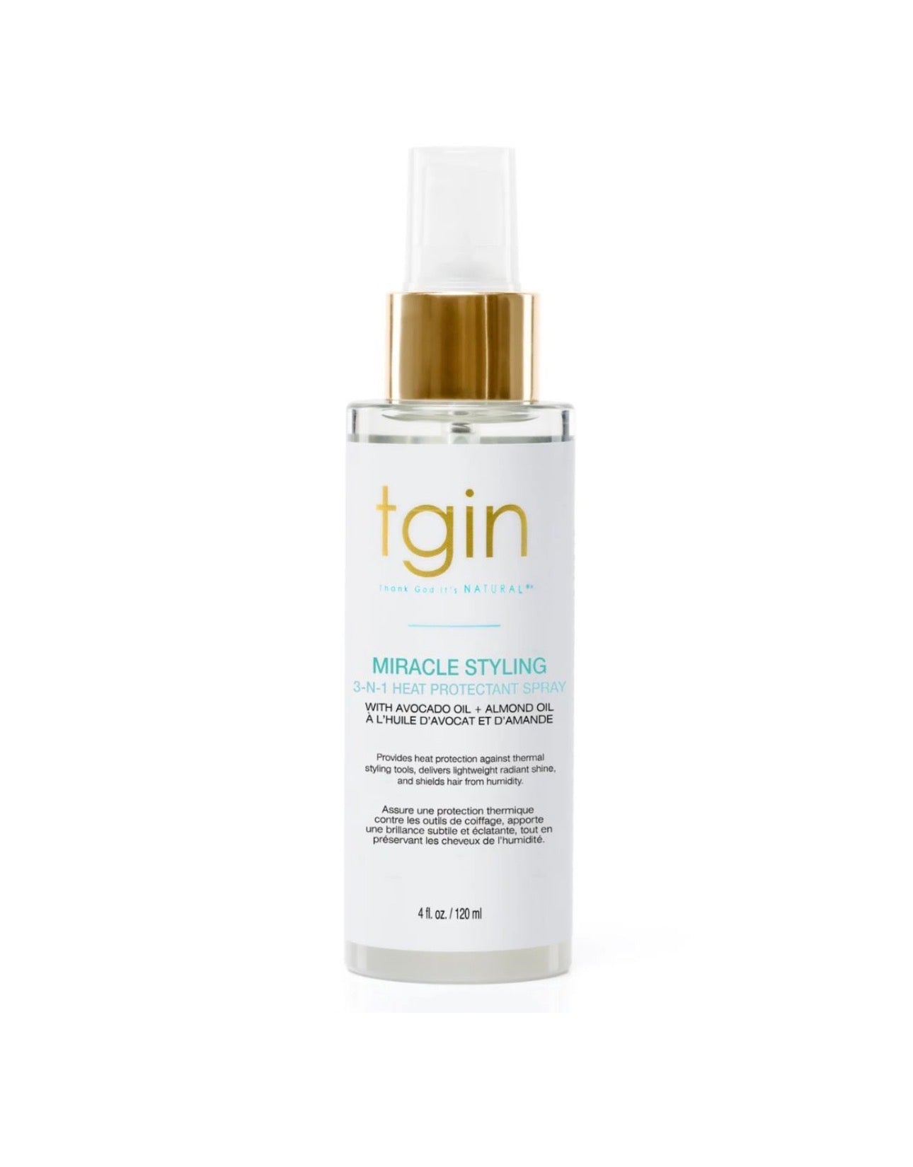 TGIN Miracle Styling 3 in 1 Heat Protectant Spray 120ml