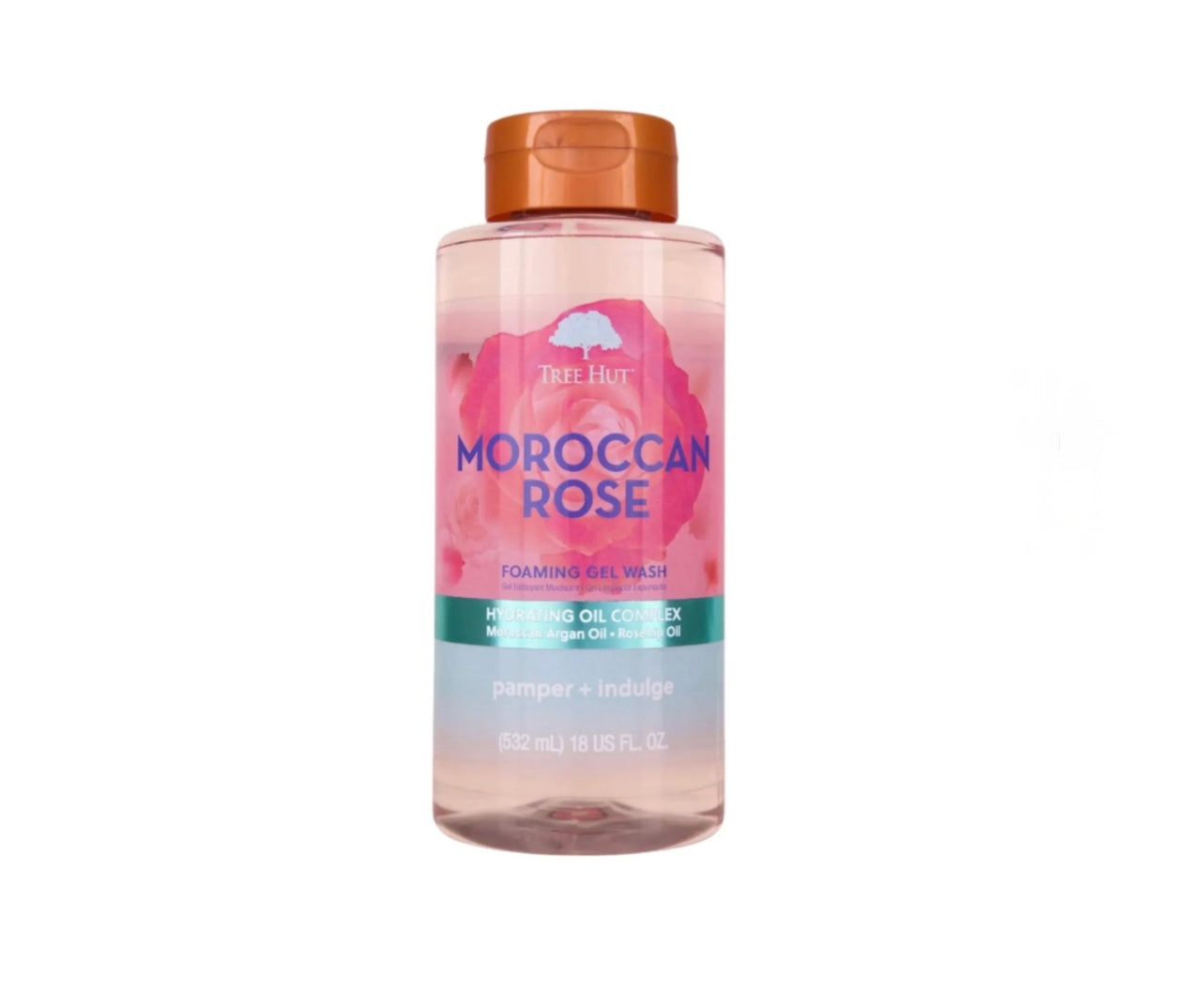 Tree Hut Foaming Gel Body Wash Moroccan Rose 532 ml