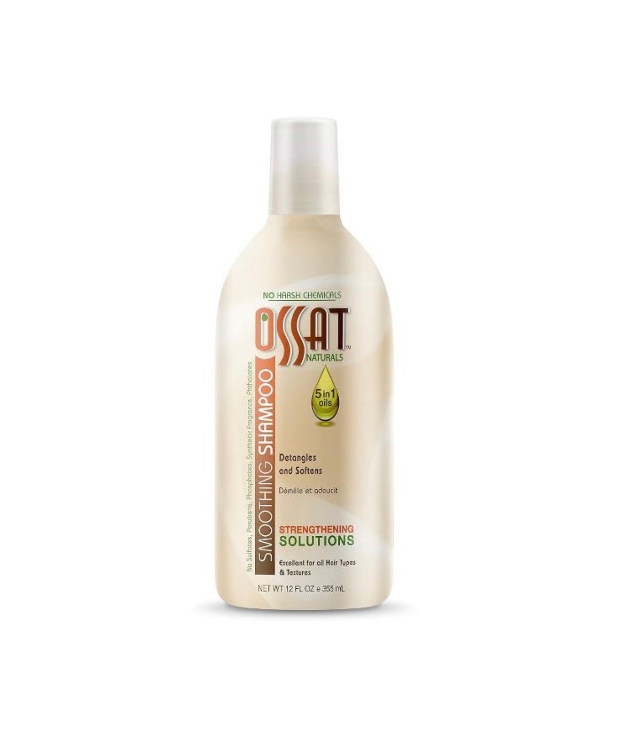 Ossat Naturals Smoothing Shampoo 12oz