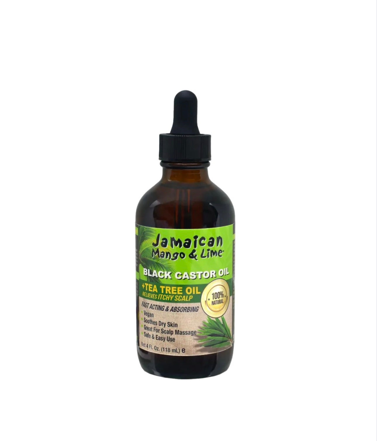 Jamaican Mango & Lime Black Castor Oil Tea Tree 4oz