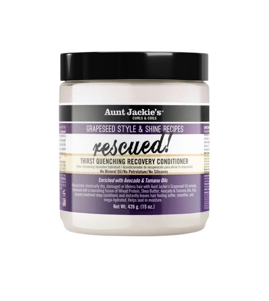 Aunt Jackie's Grapeseed RESCUED! Thirst Quenching Recovery Conditioner 426gr