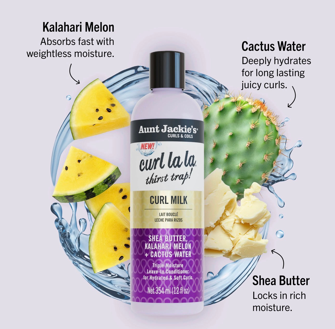 Aunt Jackie's Curl La La Thirst Trap Curl Milk 12oz