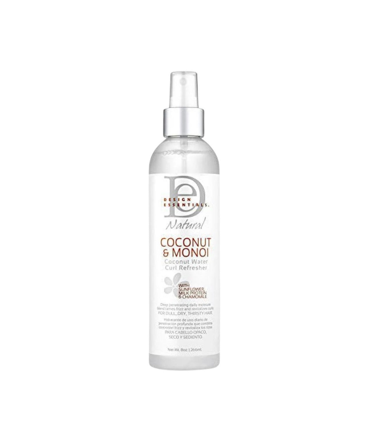 Design Essentials Coconut & Monoi Coconut Water Curl Refresher 266ml