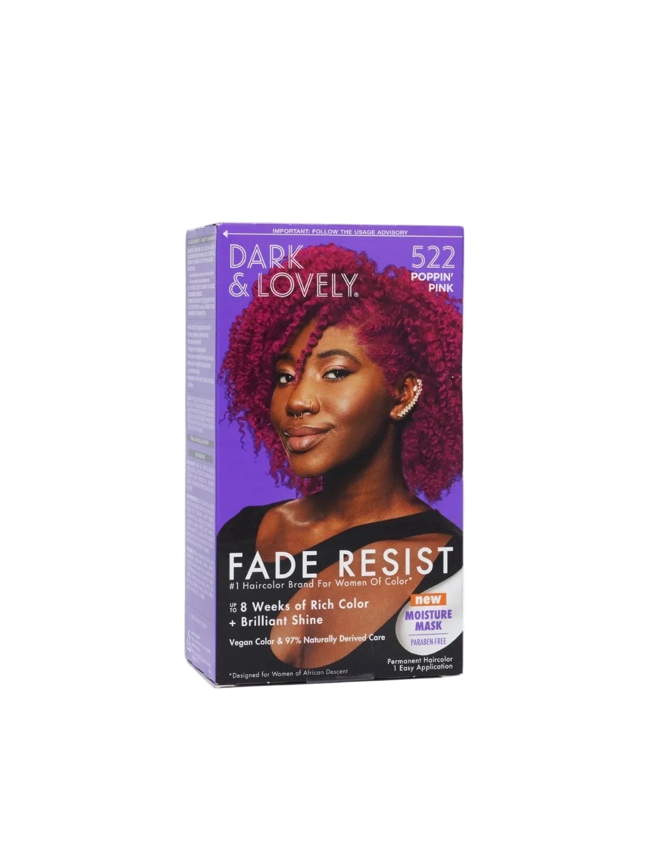 Dark & Lovely Fade Resist Hair Color 522 Poppin Pink