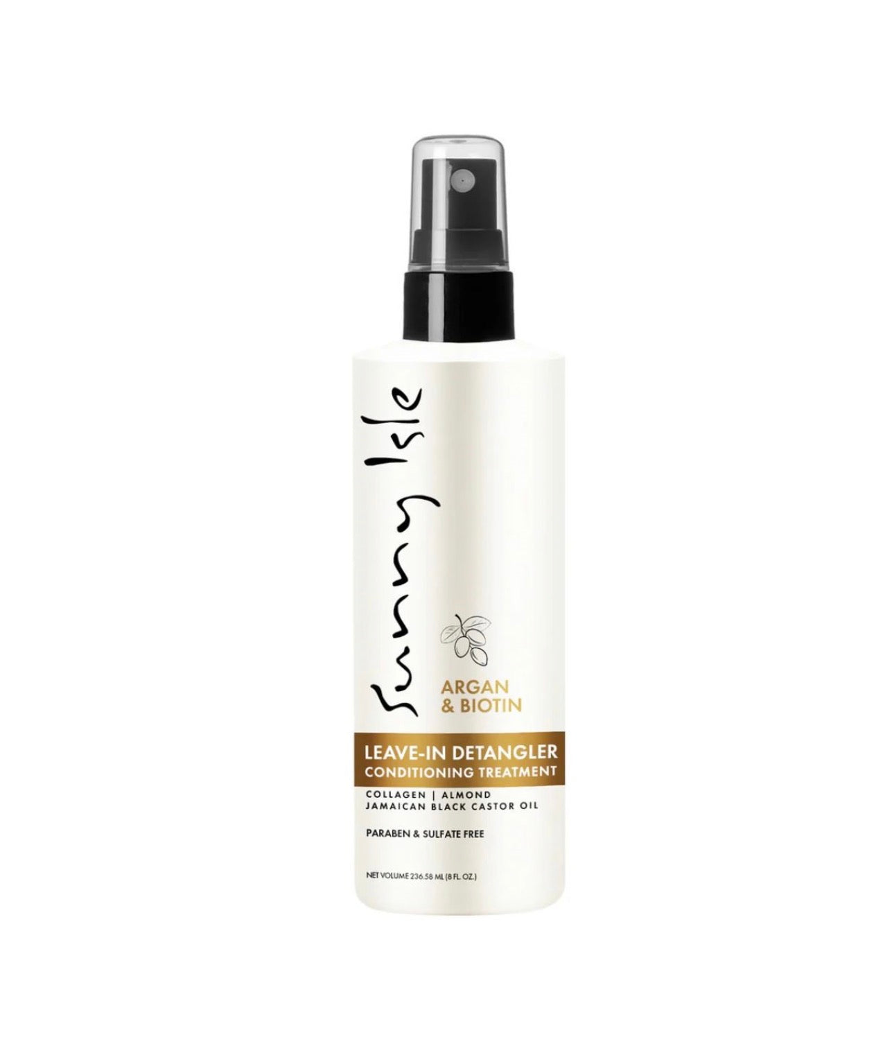 Sunny Isle Argan & Biotin Leave-In Detangler Conditioning Treatment 236ml