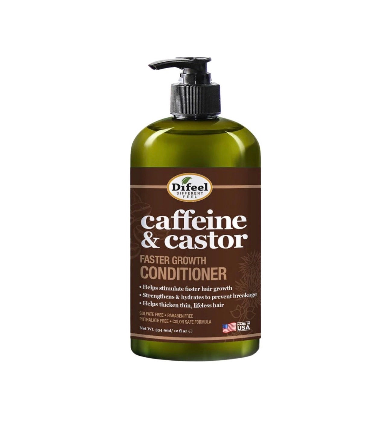 Difeel Caffeine and Castor Conditioner 12oz