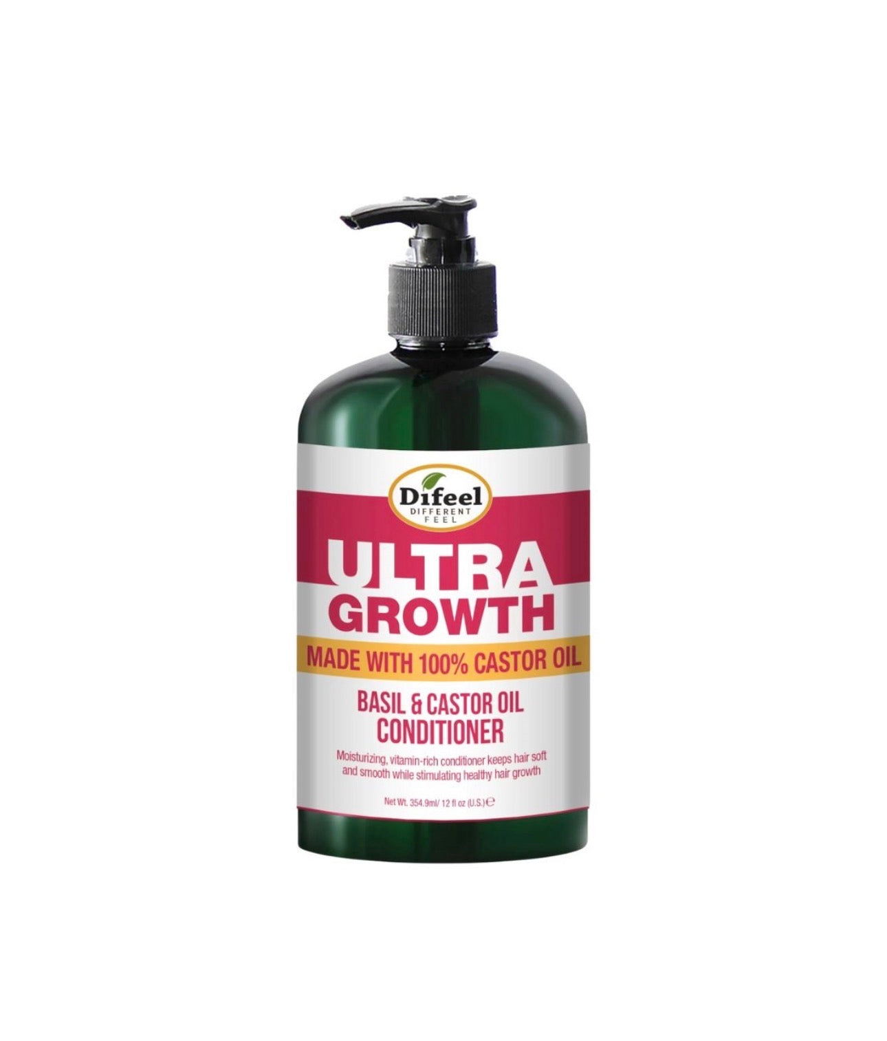 Difeel Ultra Growth Basil & Castor Oil Conditioner 12oz