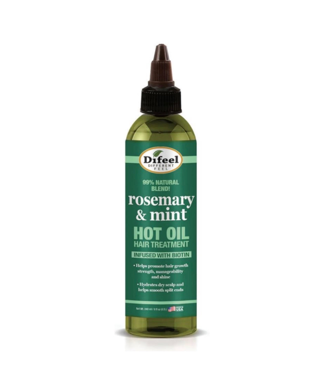 Difeel Rosemary & Mint Hot Oil Hair Treatment 8oz