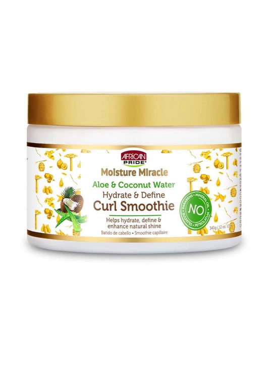 African Pride Moisture Miracle Aloe & Coconut Water Hydrate & Define Curl Smoothie 340g
