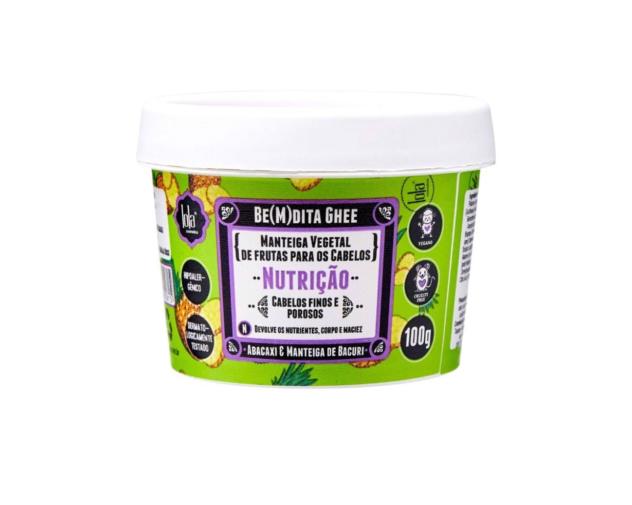 Lola Be(m)dita Ghee Pineapple and Bacuri Nourishing Mask 100ml