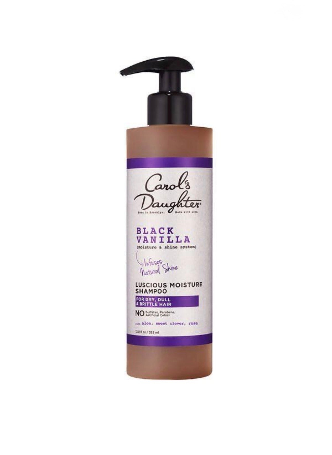 Carol's Daughter Black Vanilla Moisture and Shine Sulfate Free Shampoo 12 oz