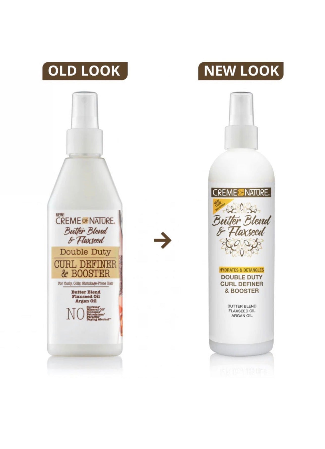 Creme Of Nature Butter Blend & Flaxseed Curl Definer & Booster 12oz