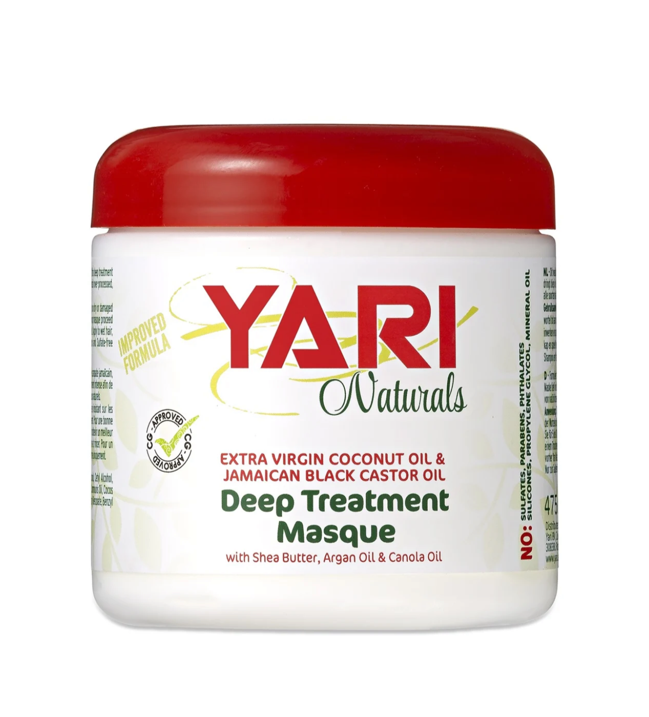 Yari Naturals Deep Treatment Hair Mask 16 Oz