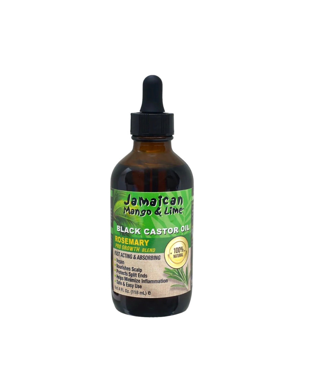 Jamaican Mango & Lime Black Castor Oil Rosemary 4oz