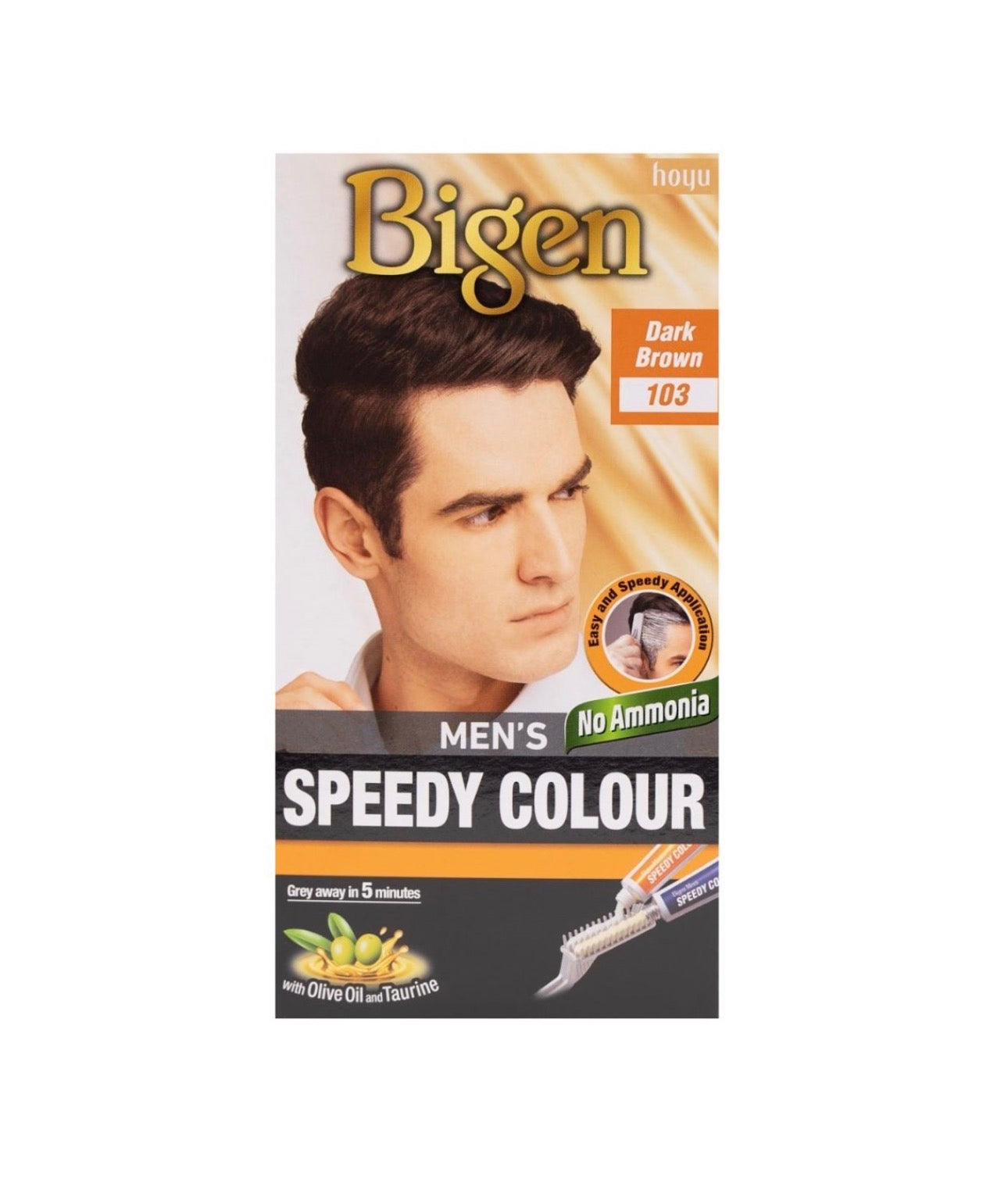 Bigen Men's Speedy Hair Colour Dark Brown 103