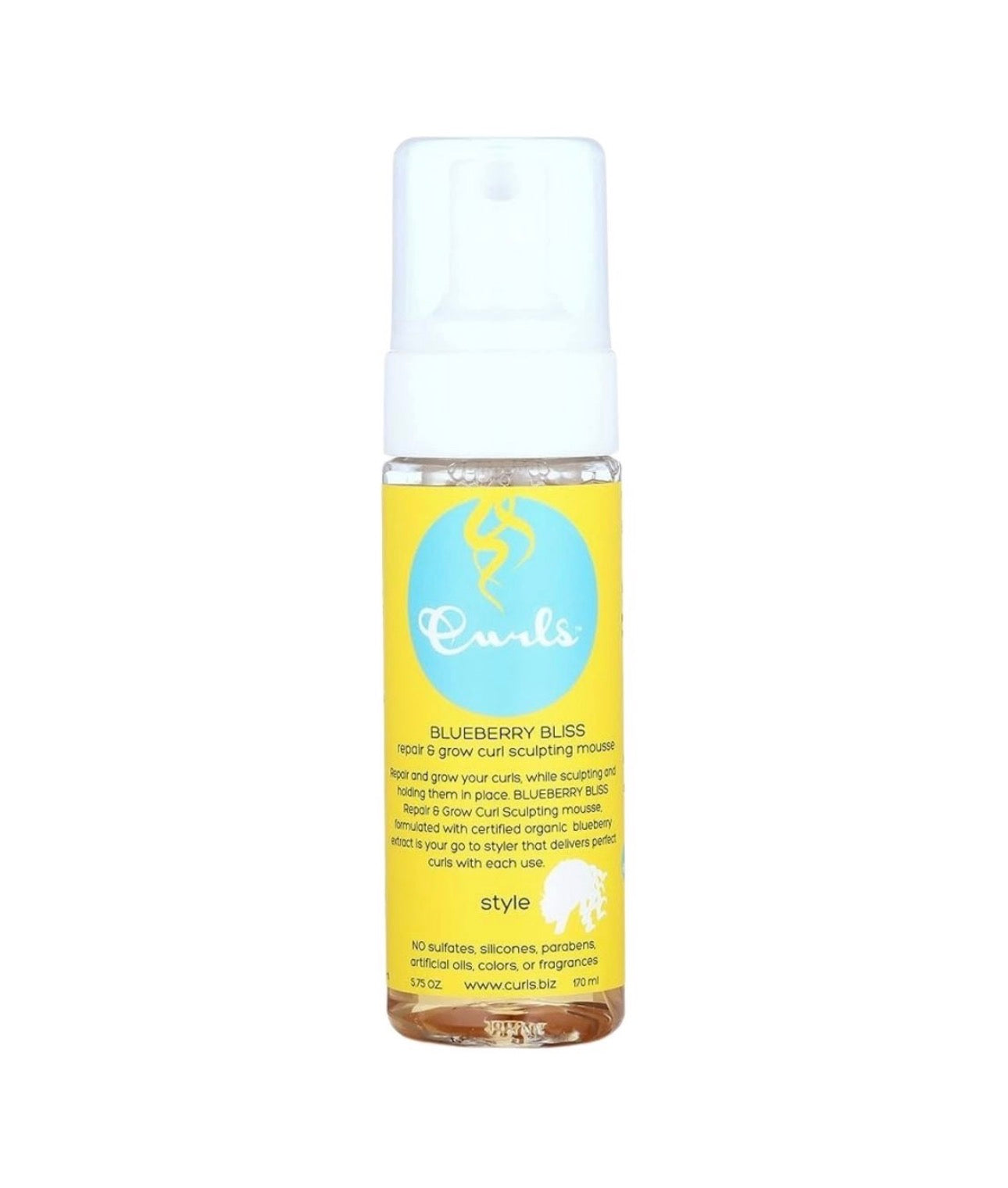 Curls Blueberry Bliss Repair And Glow Curls Sculpting Mousse 6 Oz