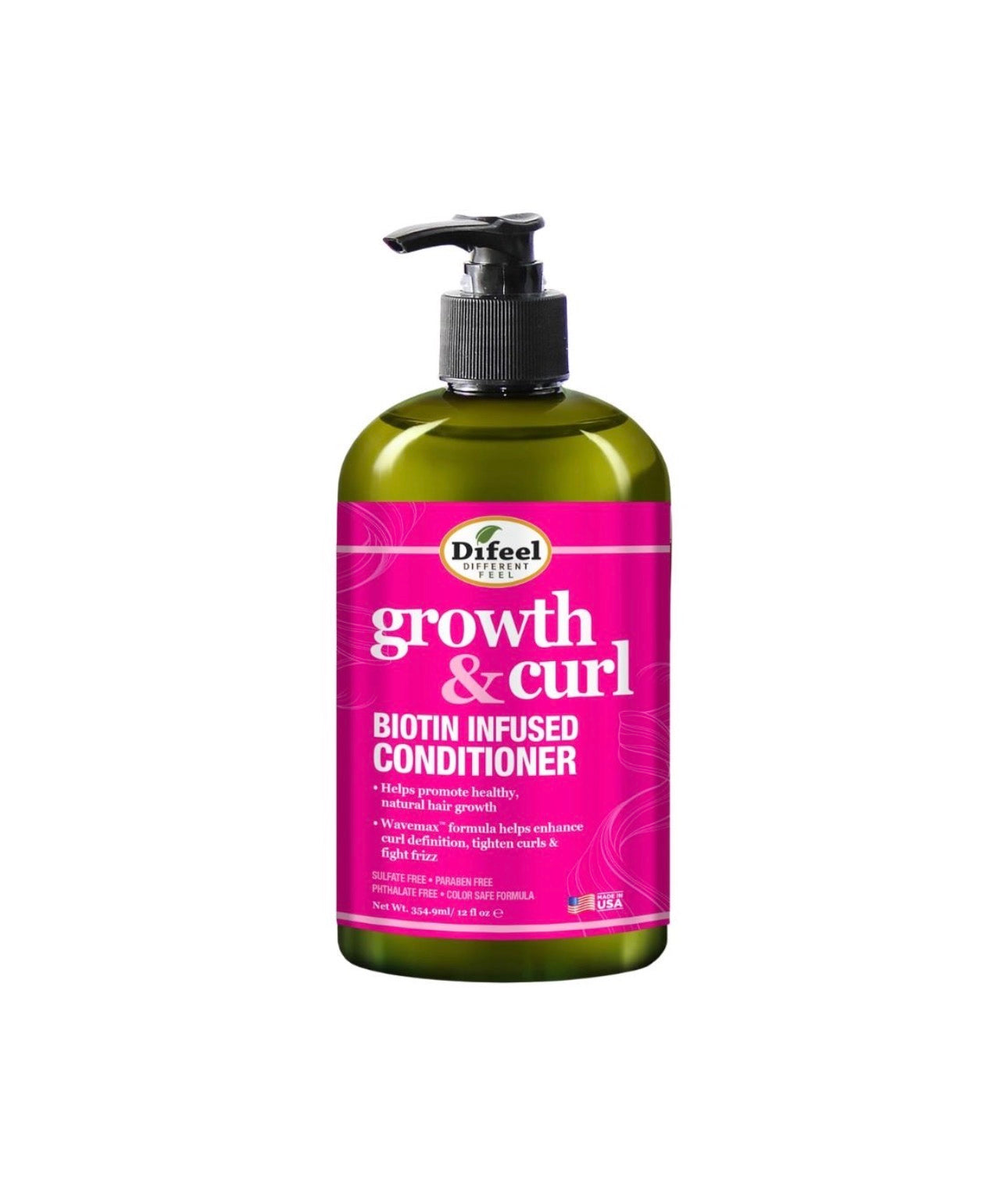 Difeel Growth and Curl Biotin Conditioner 12oz