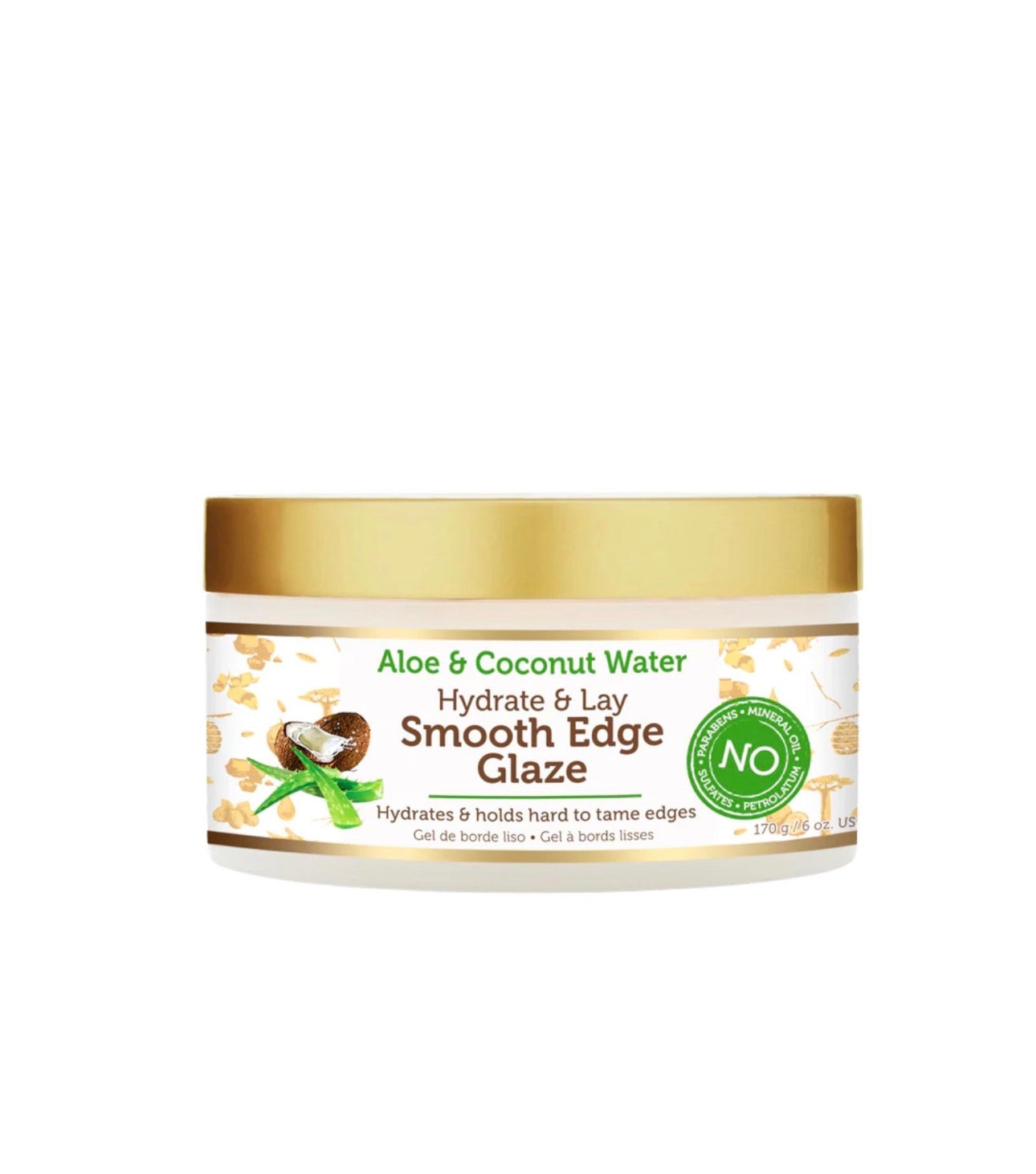 African Pride Moisture Miracle Aloe & Coconut Water Maximum Hold Edge Styling Wax 170g
