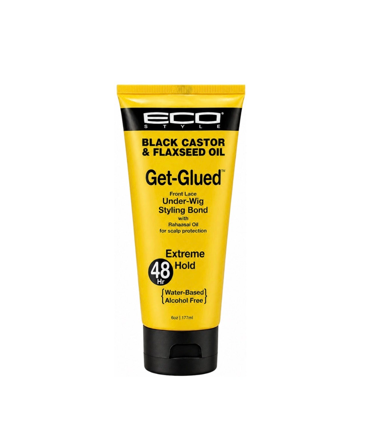 Eco Styler Black Castor Get Glued Under Wig Styling Bond Extreme Hold 177ml