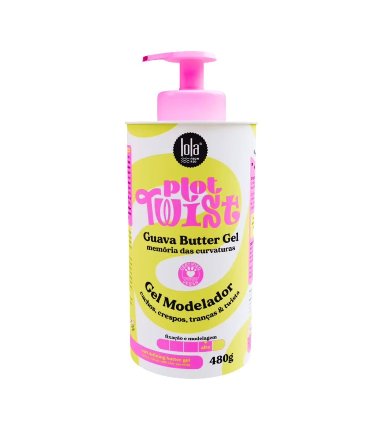 Lola Cosmetics Plot Twist Curl Styling Guava Butter Gel 480ml