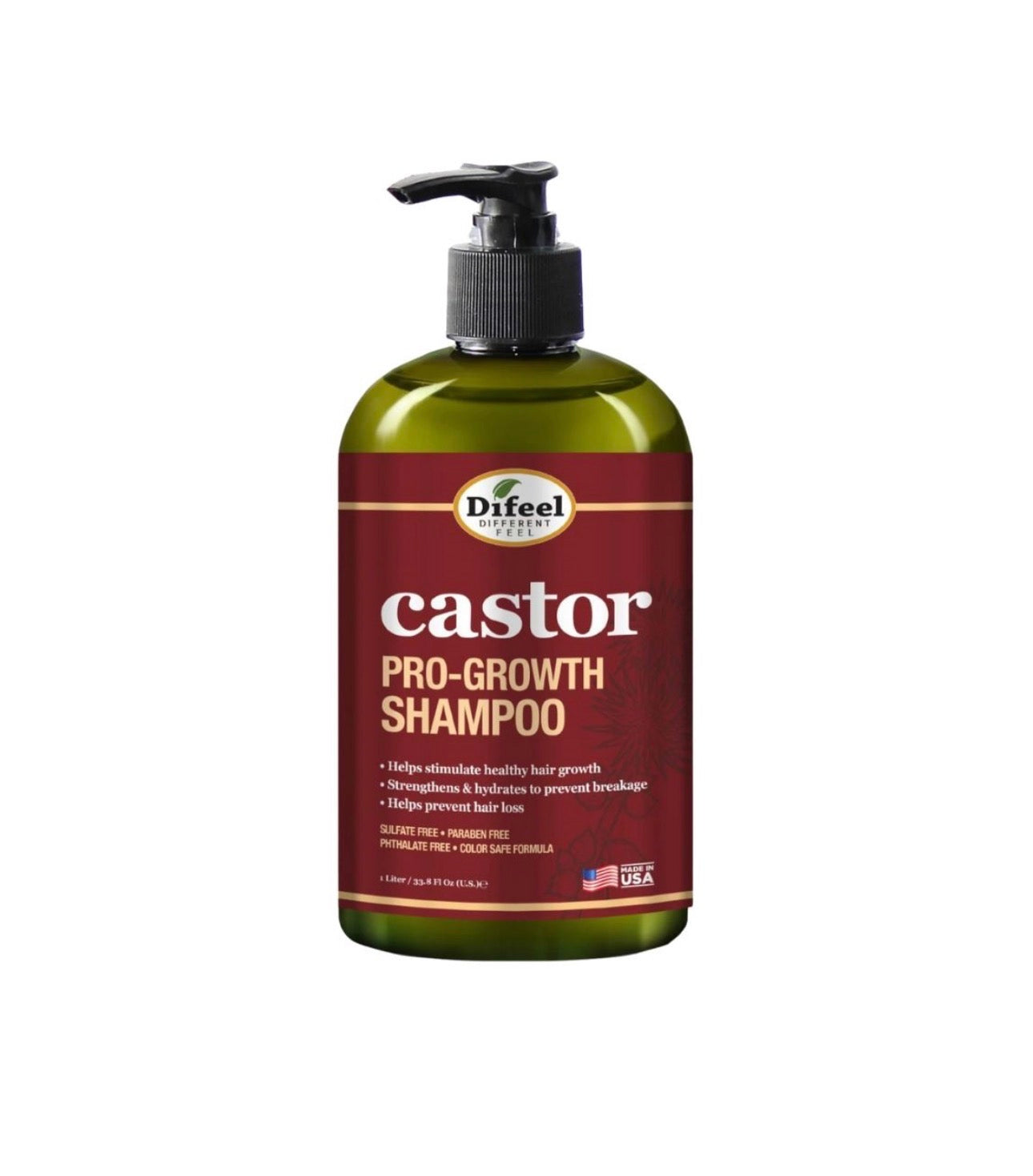 Difeel Castor Pro-Growth Shampoo 354ml