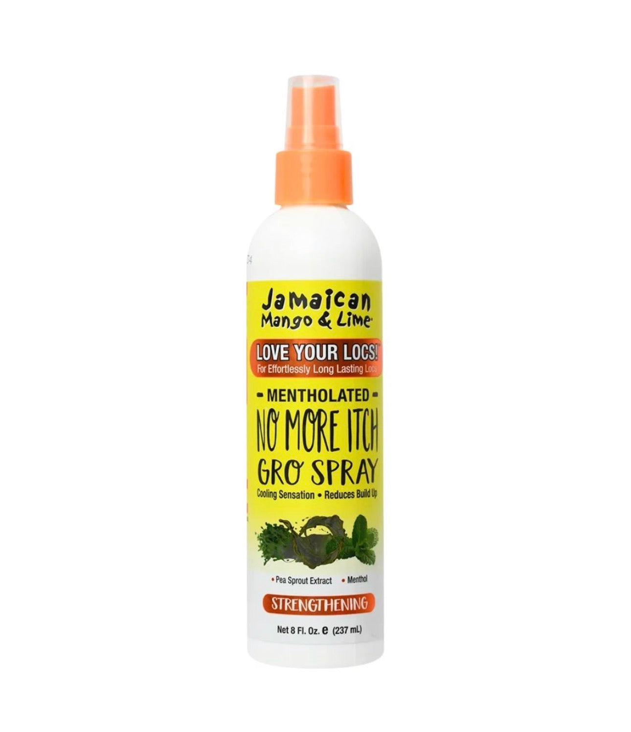 Jamaican Mango & Lime No More Itch Gro Spray Mentholated 8 oz