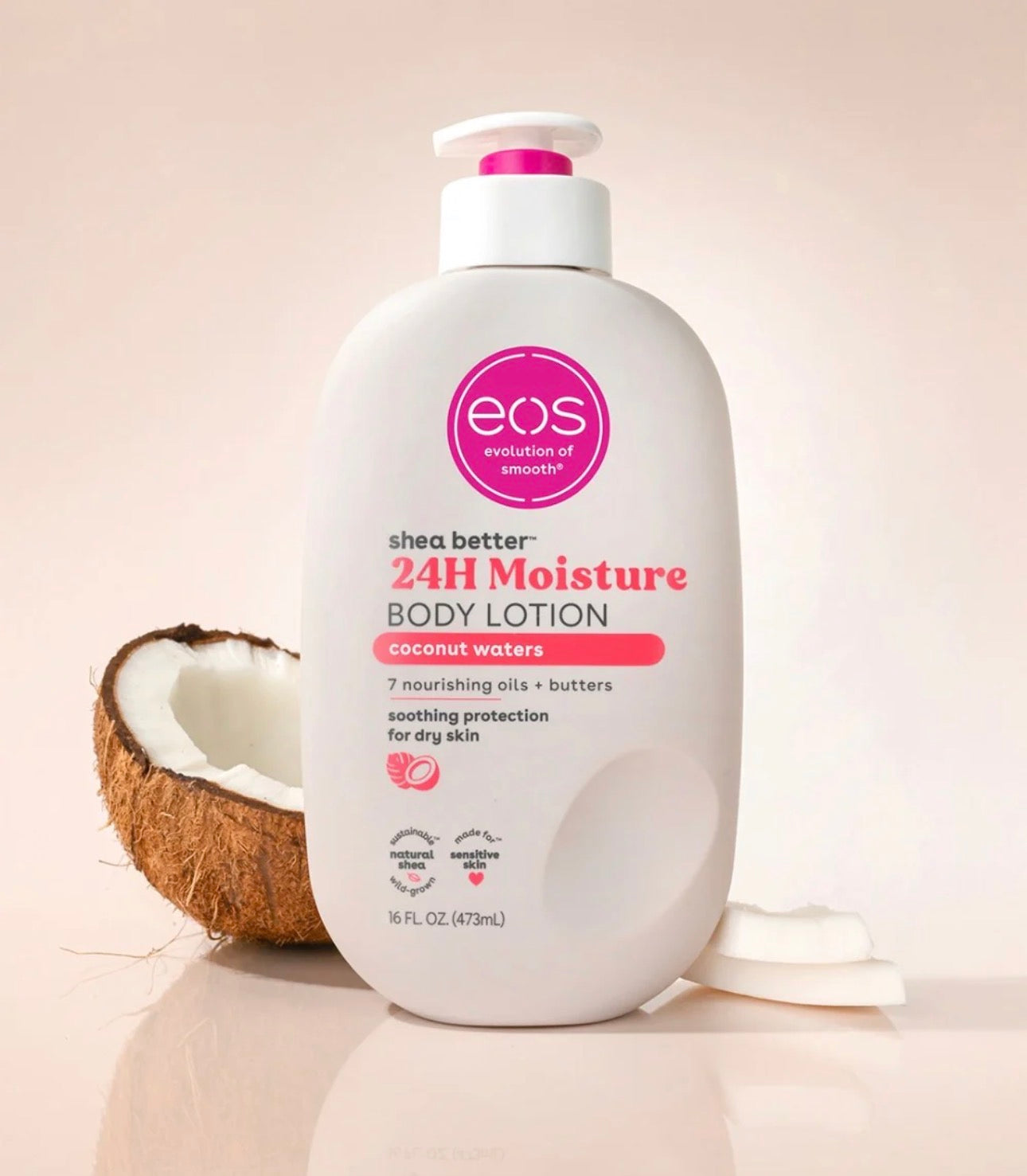EOS Shea Better Coconut Waters Body Lotion 473 ml