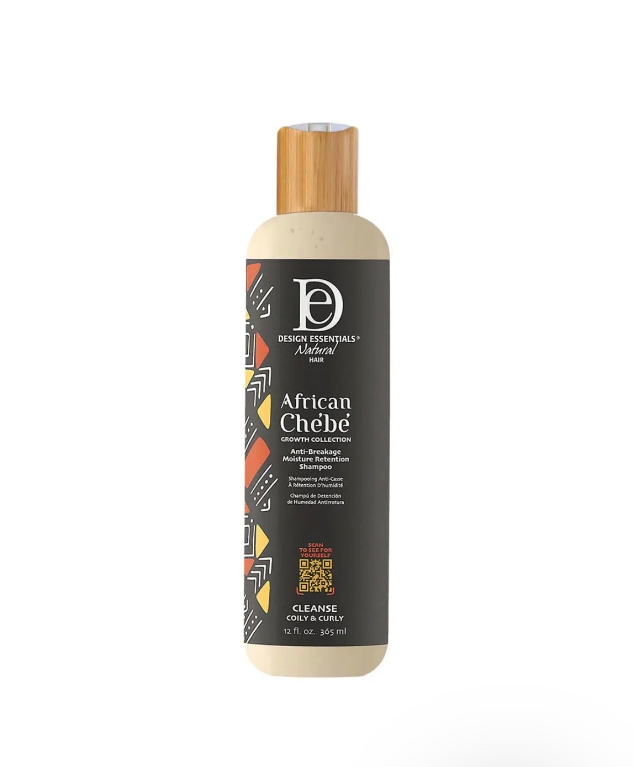 Design Essentials African Chebe Anti-Breakage Moisture Retention Shampoo 12oz