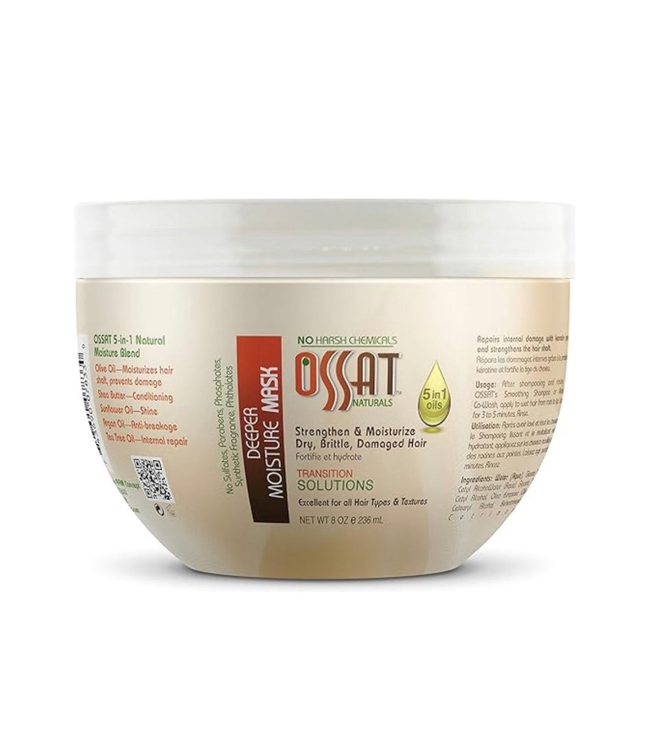 Ossat Naturals Moisturizing Mask 8oz