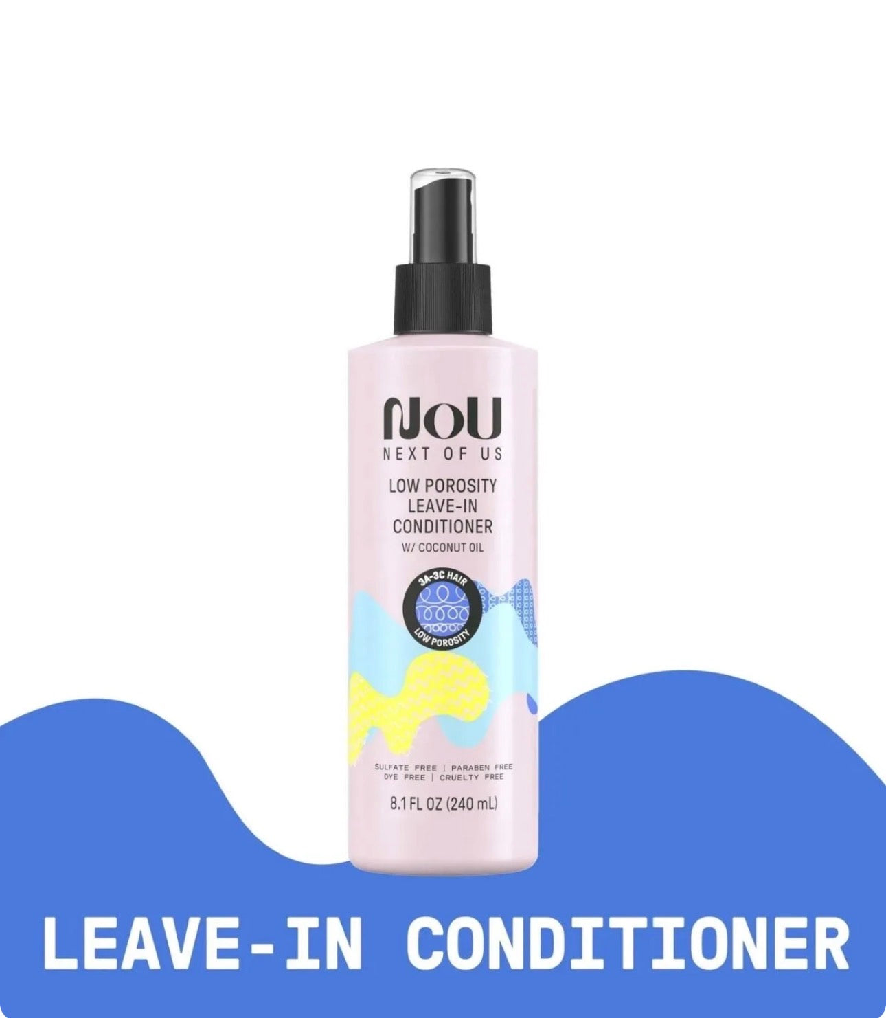 NOU Next of Us Low Porosity Leave-In Conditioner 240 ml