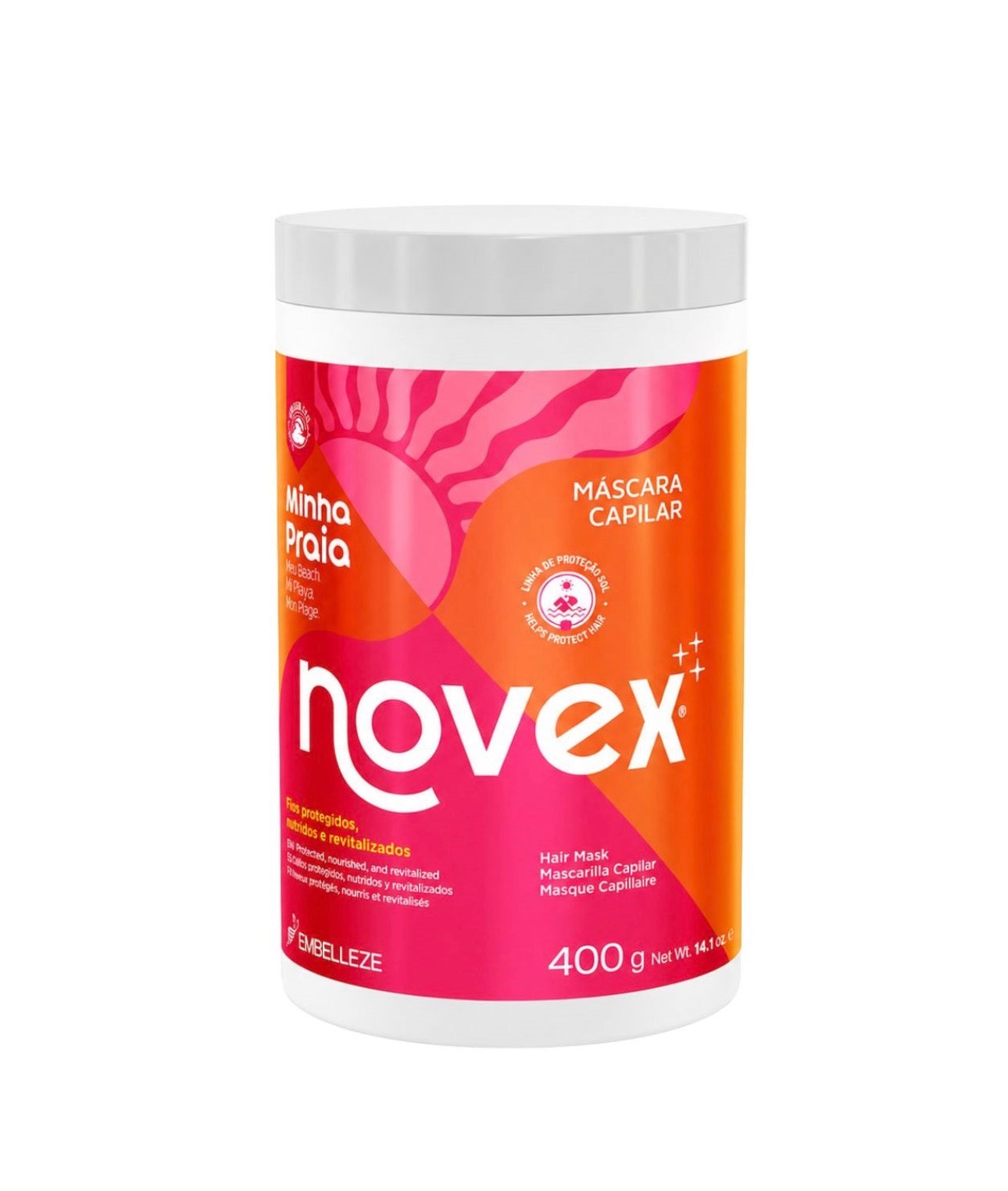 Novex Minha Praia Hair Mask Coconut Water & Green Apple 400 g