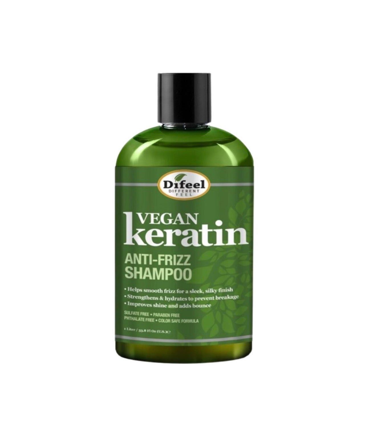 Difeel Vegan Keratin Anti-Frizz Shampoo 12oz