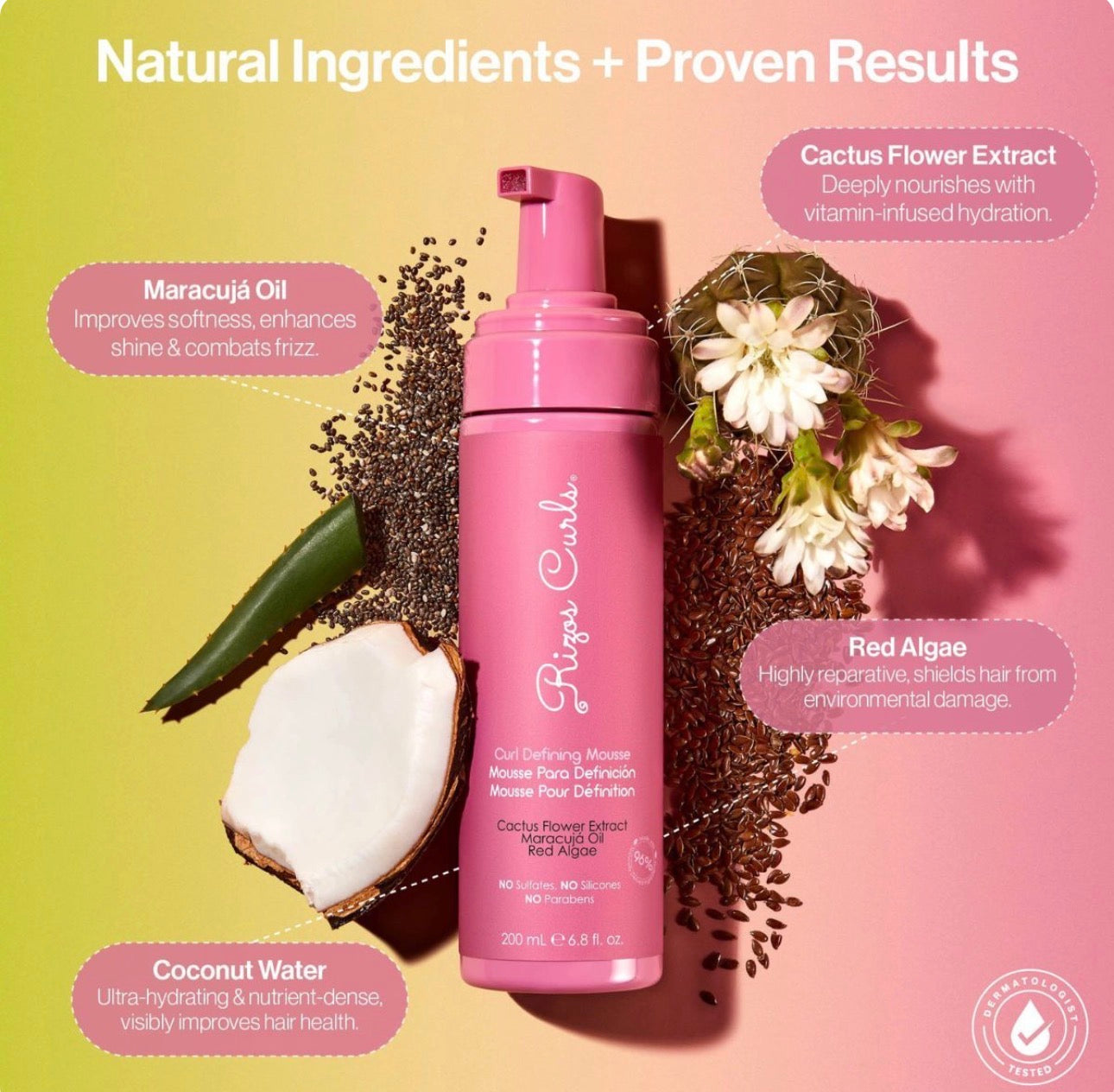 Rizos Curls Curl Defining Mousse 200ml