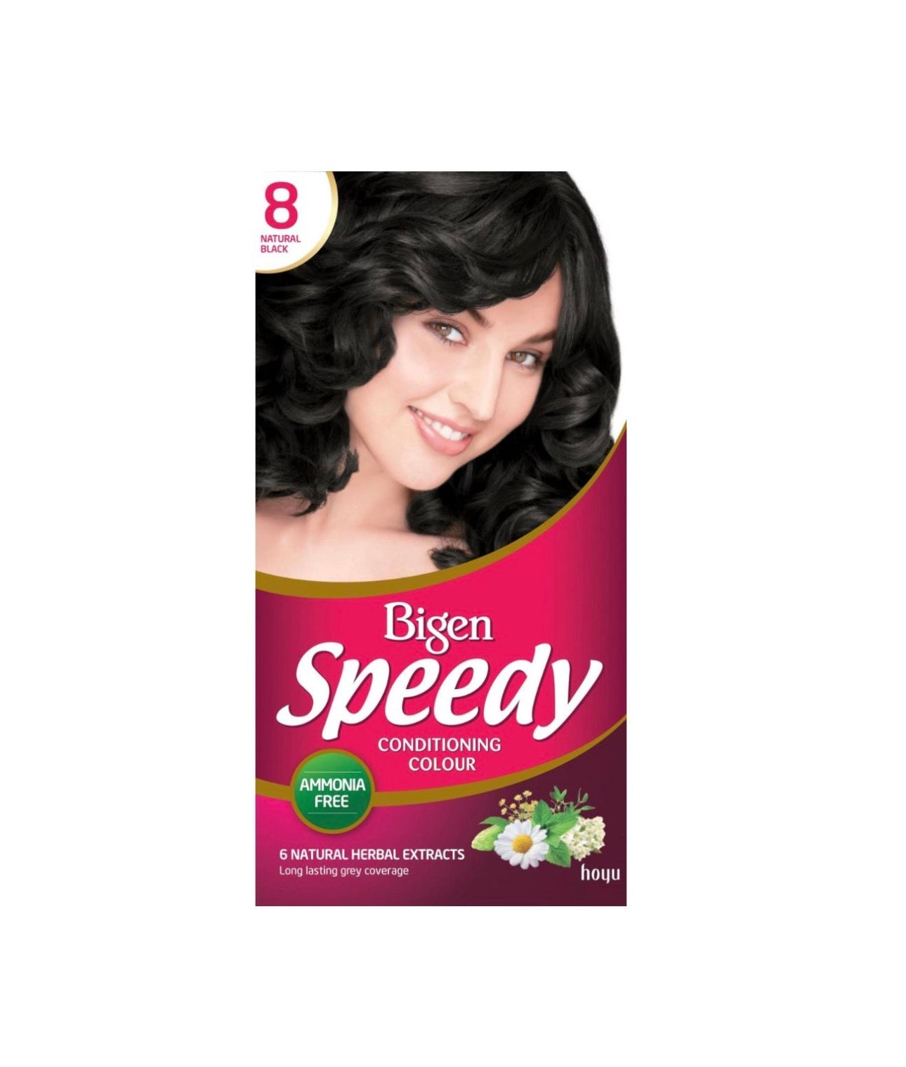 Bigen Speedy Hair Colour for Women #8 Natural Black