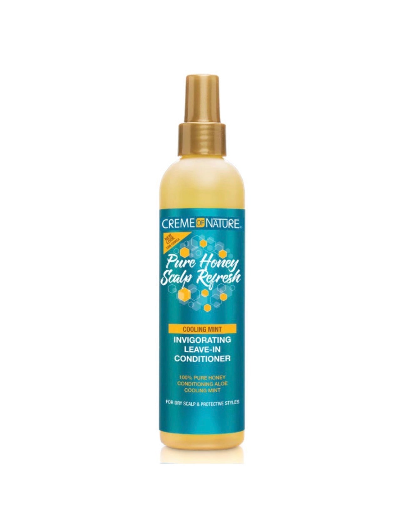Creme Of Nature Pure Honey Scalp Refresh Invigorating Leave In 8oz