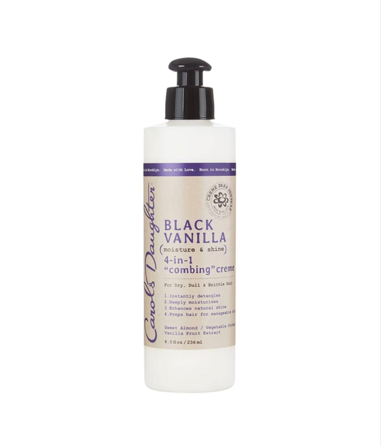 Carol's Daughter Black Vanilla Moisture & Shine 4-In-1 Combing Cream 8oz