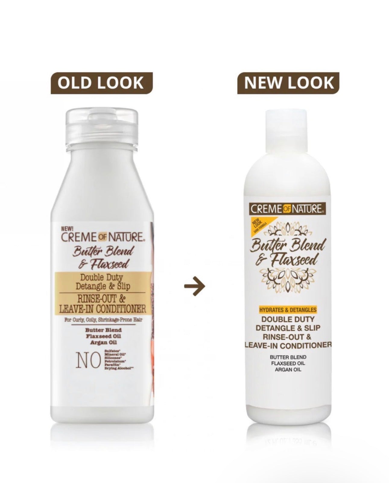 Creme of Nature Butter Blend & Flaxseed Rinse-Out & Leave-In Conditioner 12oz