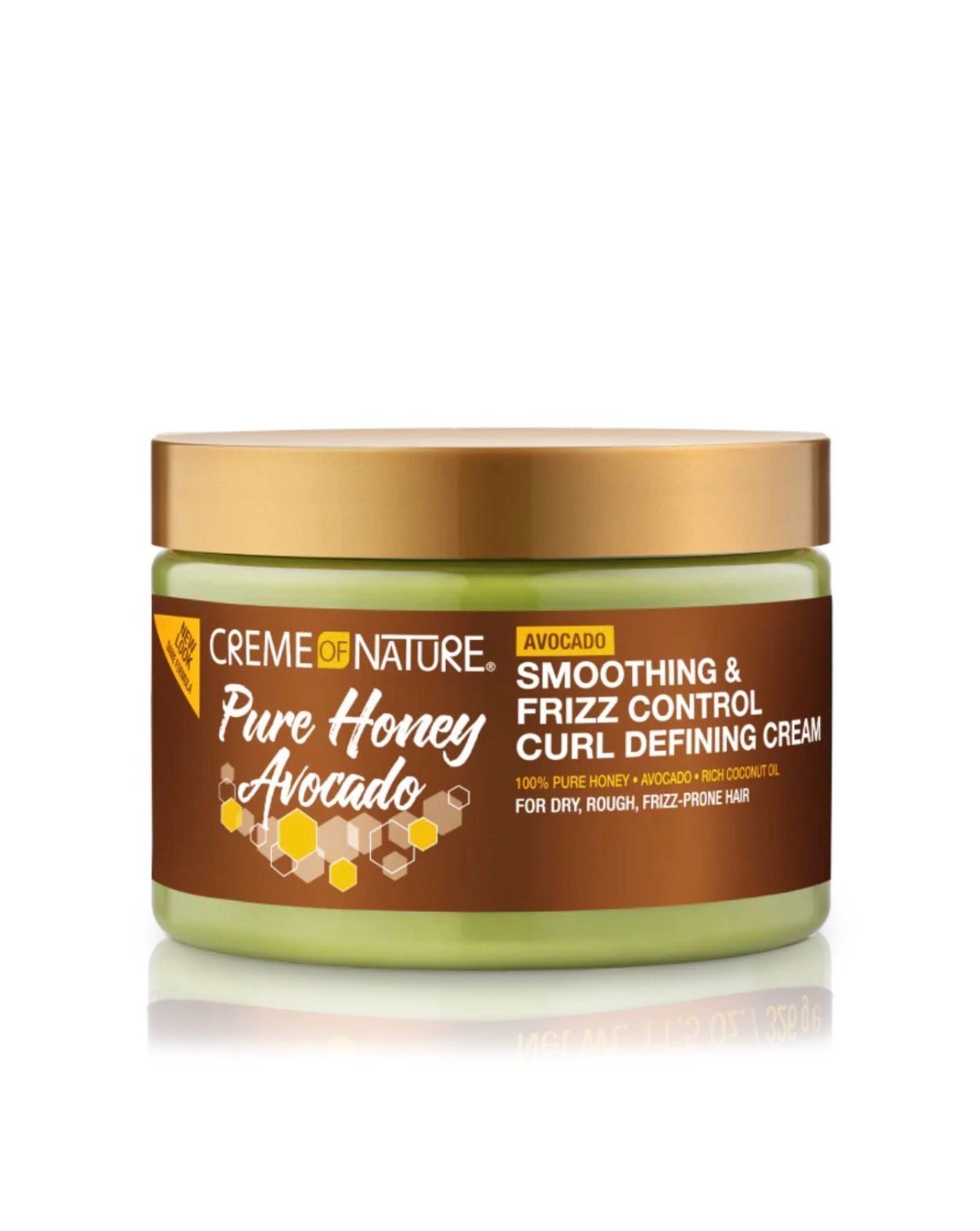 Creme of Nature Pure Honey Avocado Hair Food Smoothing & Frizz Control Curl Defining Cream 11.5oz