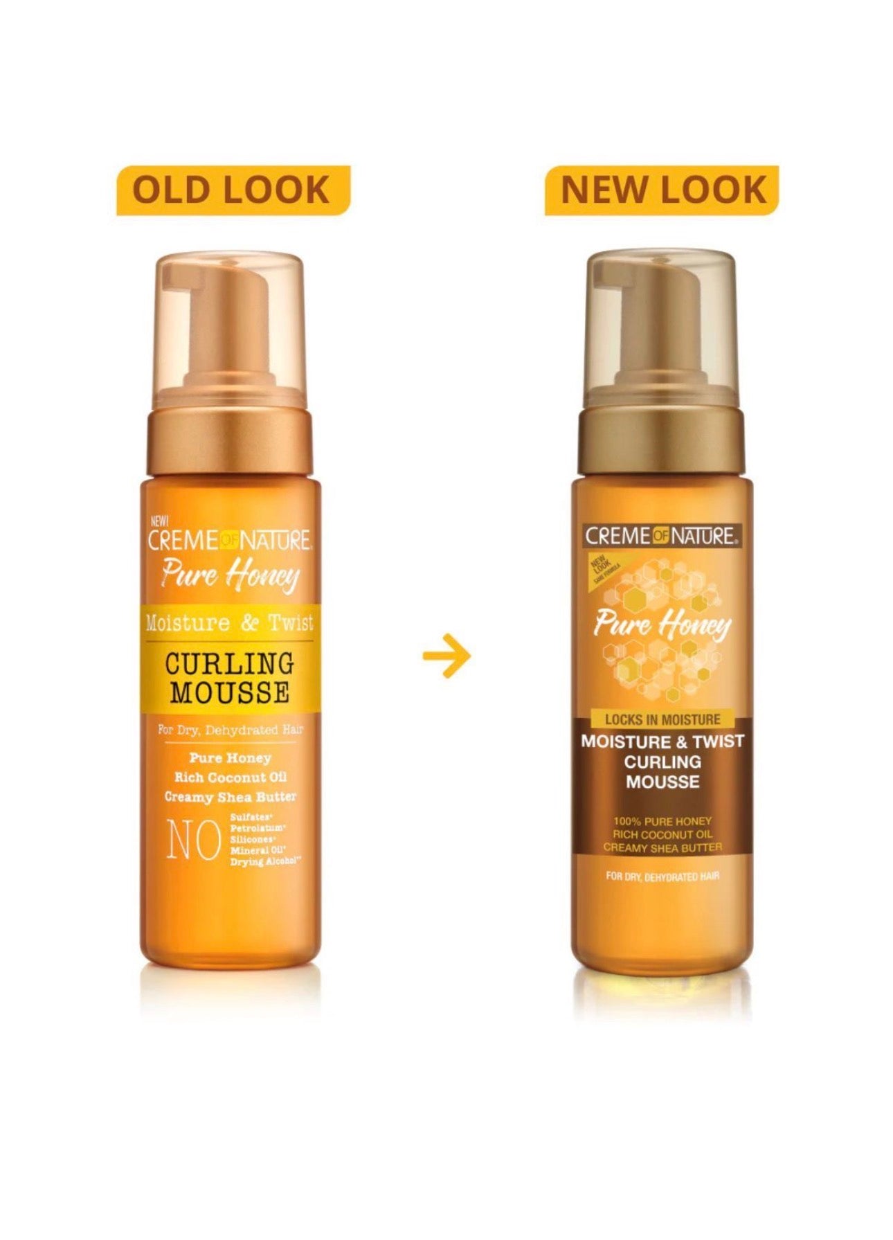 Creme Of Nature Pure Honey Curling Mousse 7oz