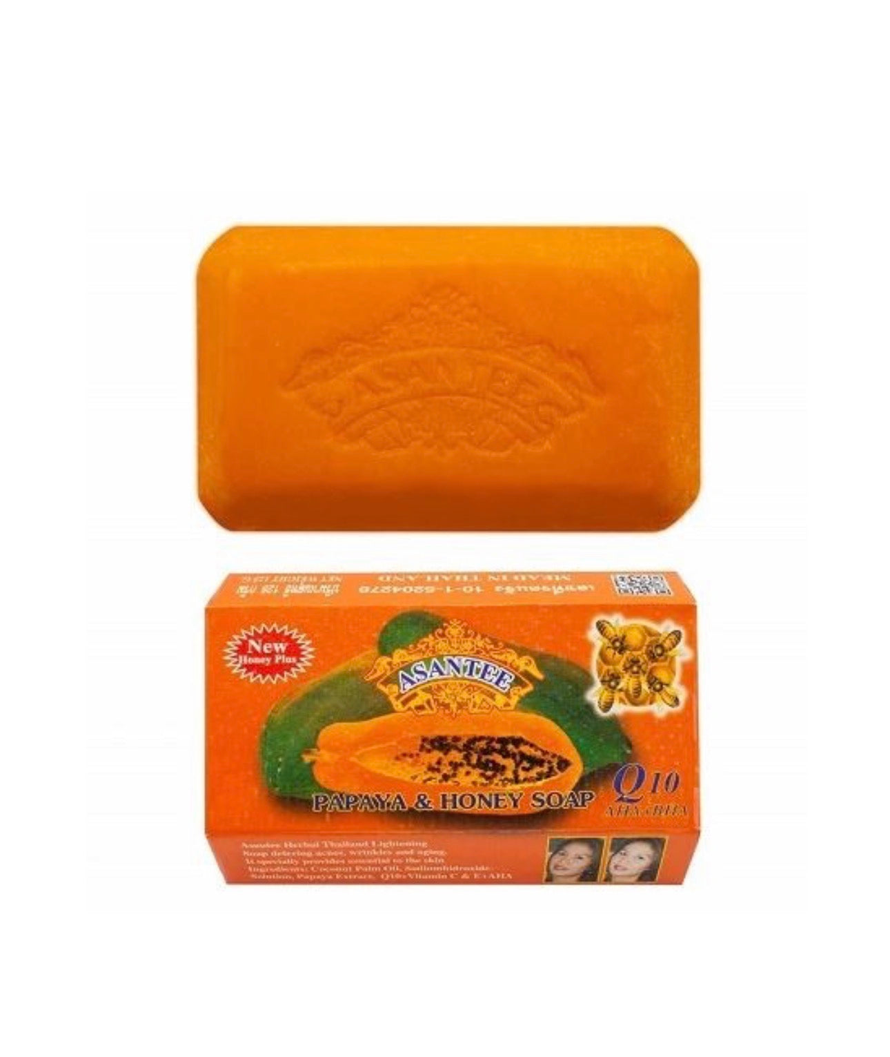Asantee Papaya & Honey Soap 125g