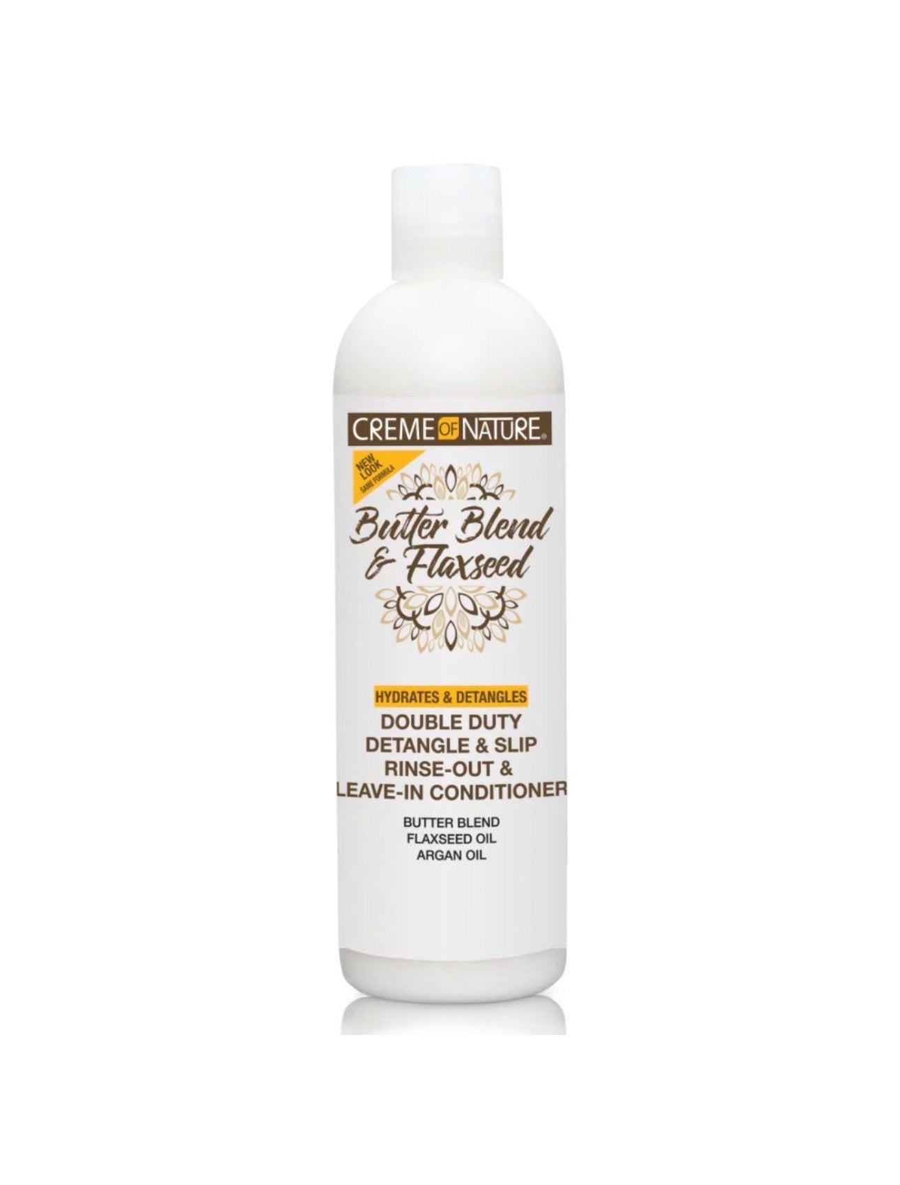 Creme of Nature Butter Blend & Flaxseed Rinse-Out & Leave-In Conditioner 12oz