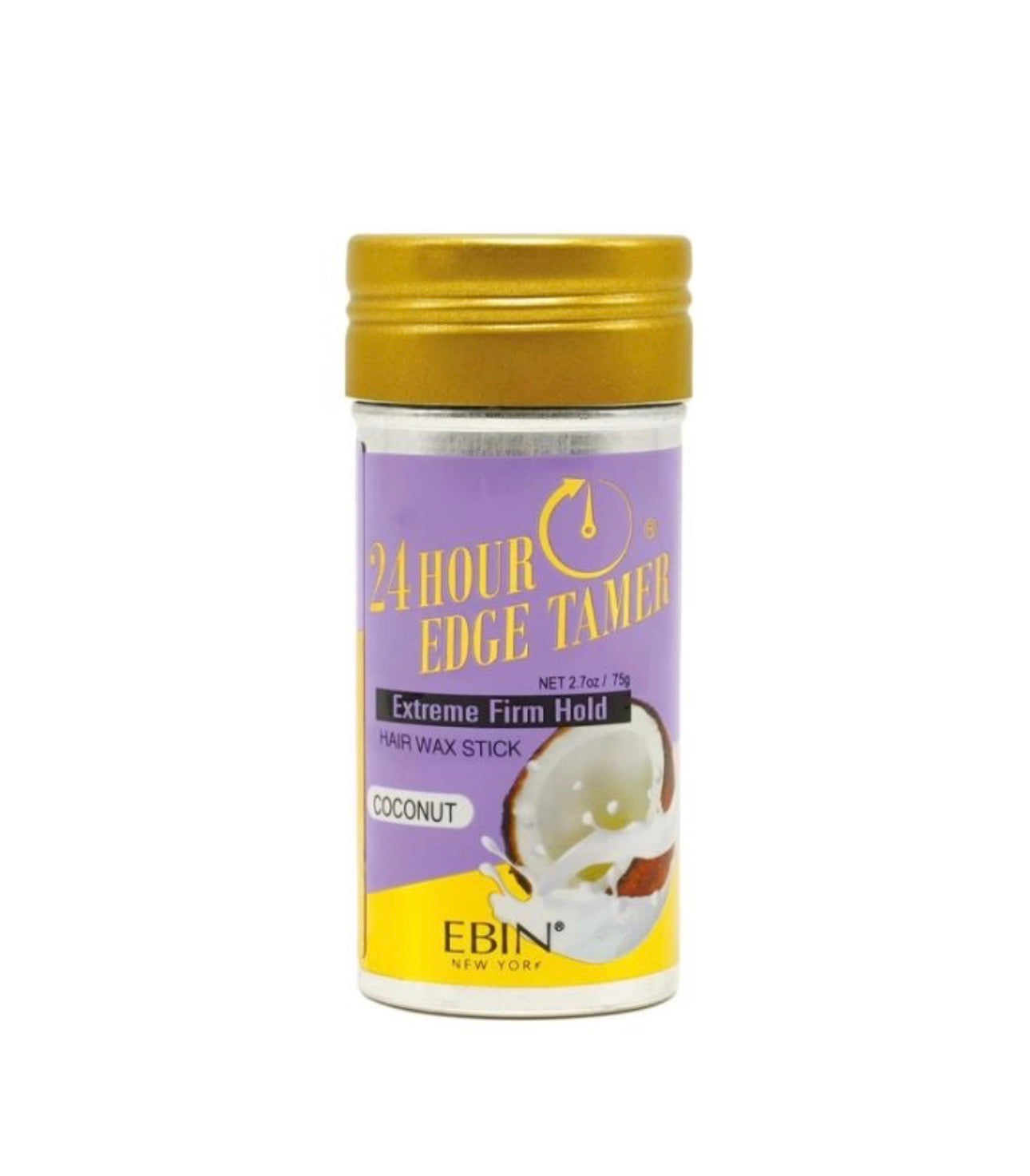 EBIN 24HR Edge Tamer Extreme Firm Hold Hair Wax Stick Coconut 75g