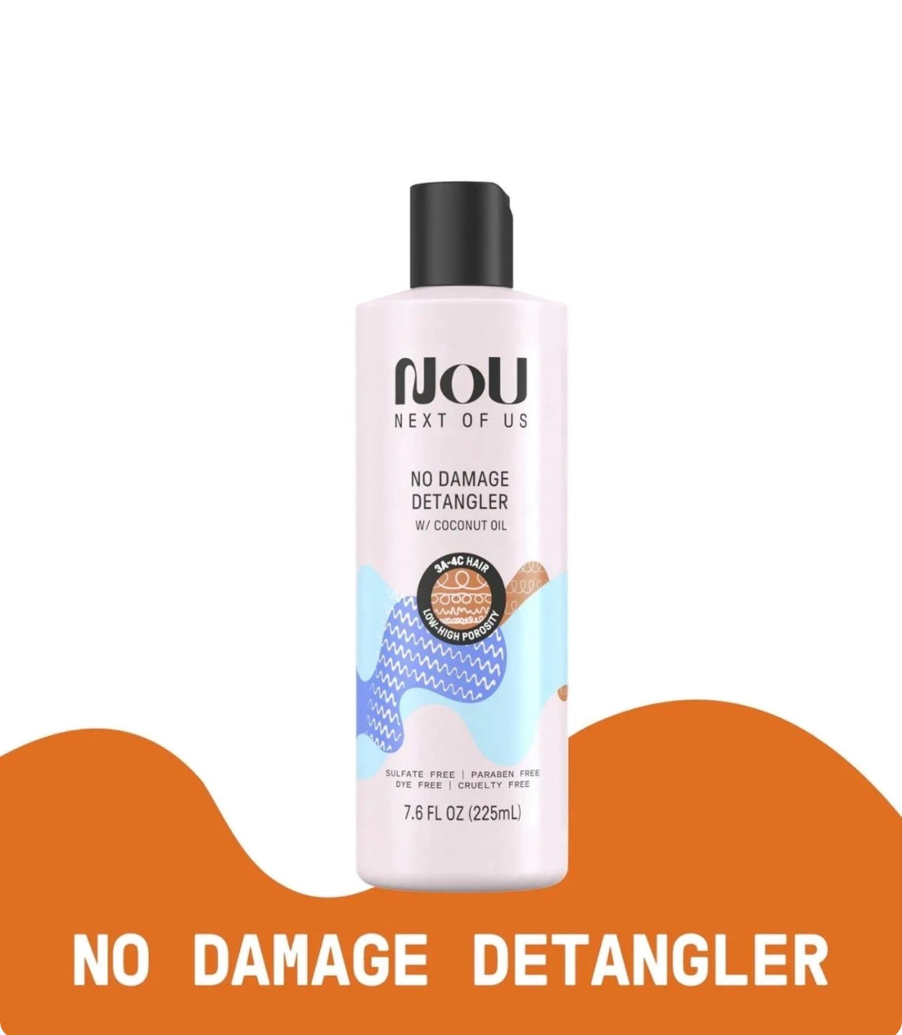 NOU Next of Us No Damage Detangler 225 ml